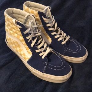 Vans Size 11.5 Checkered Hi-Tops